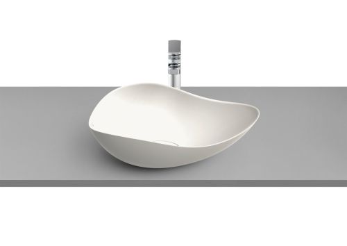 OHTAKE FREE STANDING WASHBASIN 54x37,5cm OVAL WITHOUT HOLE BEIGE ROCA