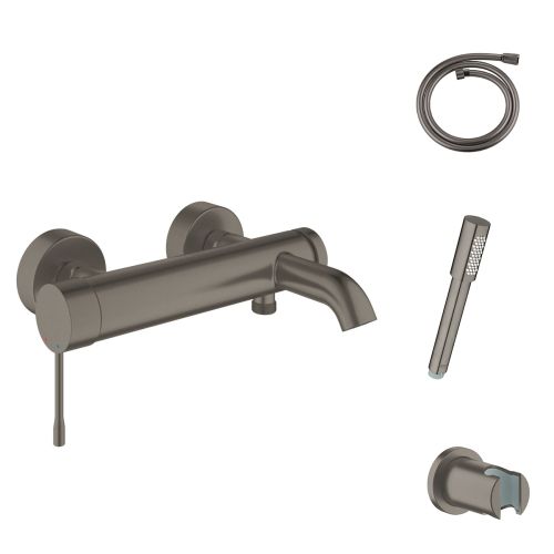 ΜΠΑΤΑΡΙΑ ΛΟΥΤΡΟΥ ESSENCE ΣΕΤ 25250AL1 BRUSHED HARD GRAPHITE GROHE