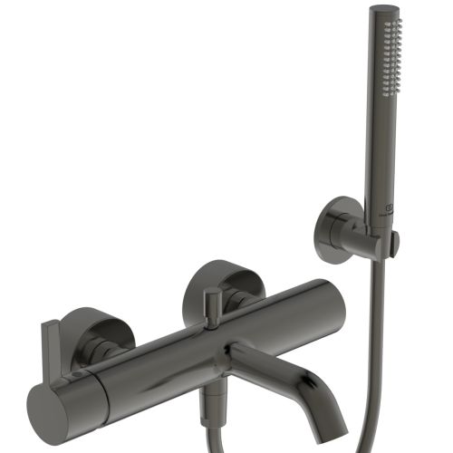 SHOWER MIXER JOY SET MAGNΕTIC GREY PVD IDEAL