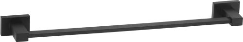 TOWEL RAIL 40cm LUGANO 41X6-MM BLACK MAT