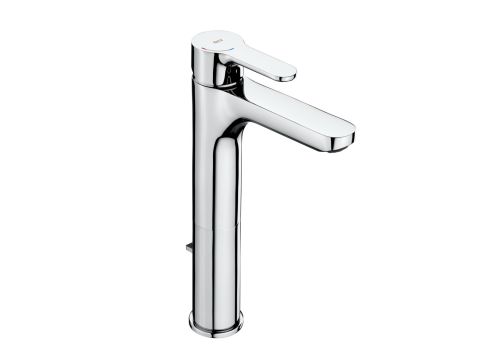 BASIN MIXER L20 CHROME HIGH-NECK COLD START ROCA