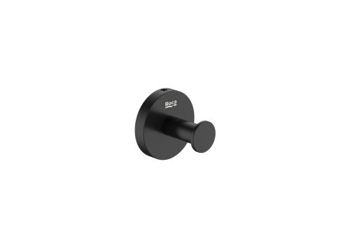 SINGLE WALL HOOK HOTELS 2.0 BLACK MAT ROCA