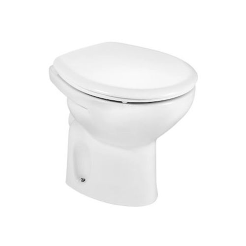 SINGLE FLOORSTANDING TOILET VICTORIA WITH NORMAL CLOSE SEAT WHITE ROCA