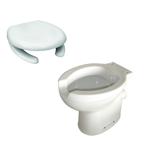 SINGLE FLOORSTANDING TOILET DISABLED HORIZONTAL OUTLET WITH SEAT WHITE FAYANS BY ROCA