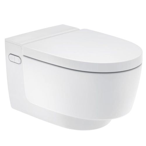 AQUACLEAN MERA COMFORT WALL-HUNG WC COMPLETE SOLUTION WITH SOFT CLOSE LID GEBERIT