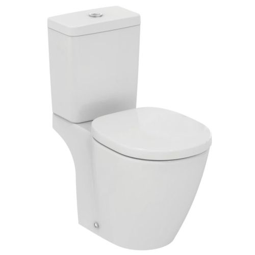 SET CONNECT FLOOR STANDING WC BOWL CISTERN AND S/C TOILET COVER FOR COMBINATION AQUABLADE IDEAL