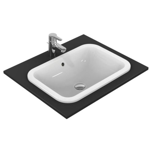 WASHBASIN CONNECT BUILT IN 58x41cm WHITE IDEAL