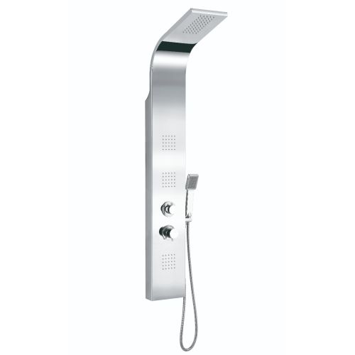 SHOWER PANEL CLAI10 140x20cm CHROME PICCADILLY
