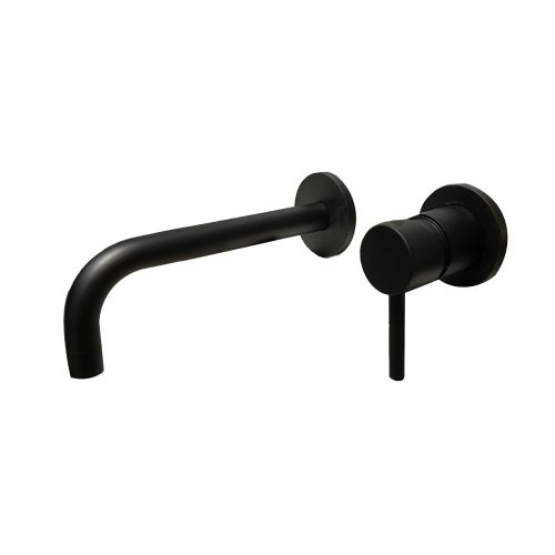 BASIN MIXER IN WALL MM BLACK PICCADILLY