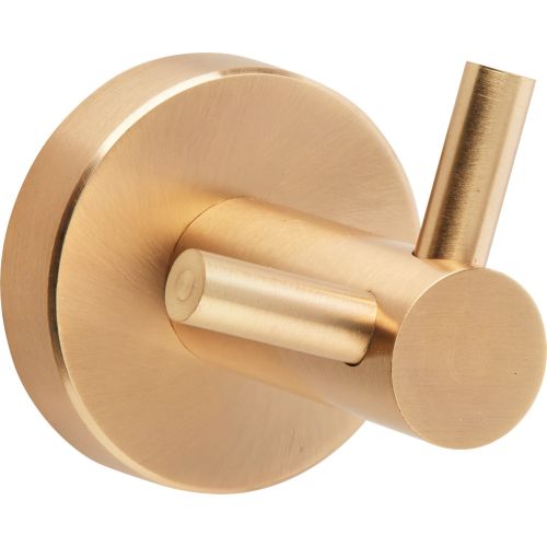 DOUBLE ROBE HOOK INOX 304 3230-G1 BRUSHED GOLD