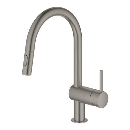 ΜΠΑΤΑΡΙΑ ΝΕΡΟΧΥΤΗ MINTA II 32321AL2 BRUSHED HARD GRAPHITE GROHE