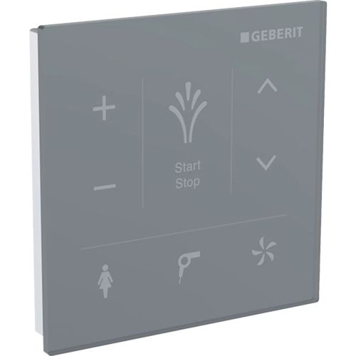 WALL-MOUNTED CONTROL PANEL AQUACLEAN 147.038.SJ.1 BLACK GEBERIT