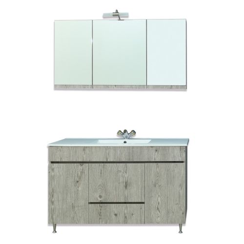 MIRROR SELVA 120cm COLOR GLOSS 6035 WITH LIGHT